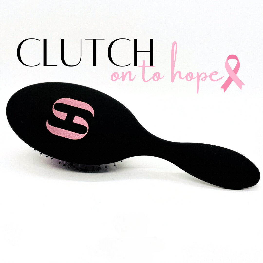 Limited Edition Pink CHC Boar Bristle Brush Clutch Hair Culture