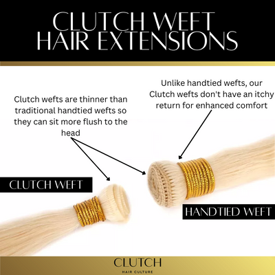 Clutch Weft Hair Extensions 20"